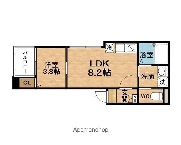 HARMONYTERRACEMITEJIMAⅡ(1LDK/2階)の間取り写真