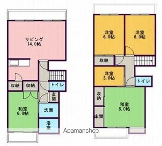 ルネ西浜(4SLDK/2階)の間取り写真