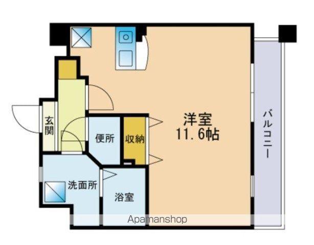 サン姪浜(ワンルーム/1階)の間取り写真