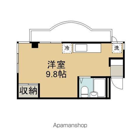 クレストパーク浦安(ワンルーム/2階)の間取り写真