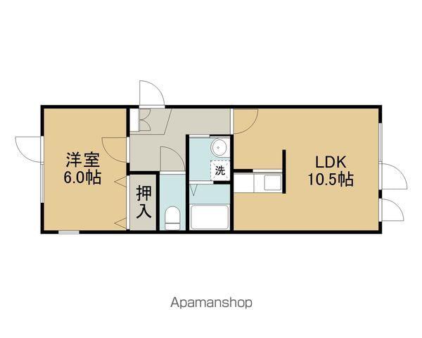 ヴィーナスヴィレッジⅤ(1LDK/2階)の間取り写真