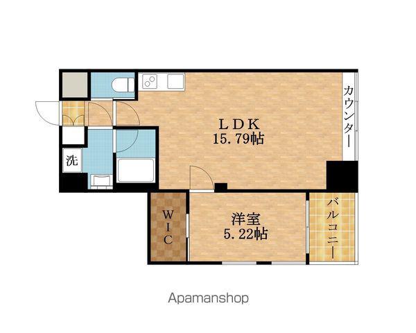 プレジオ長田(1LDK/3階)の間取り写真