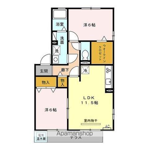 TYPEN A(2LDK/1階)の間取り写真