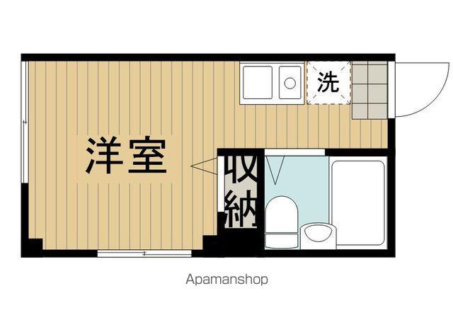 中嶋ビル(ワンルーム/1階)の間取り写真