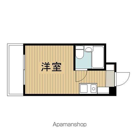クリスタル東高円寺(ワンルーム/4階)の間取り写真