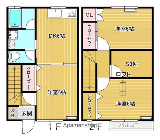 オール電化三ツ股Ⅰ(3SDK/1階)の間取り写真