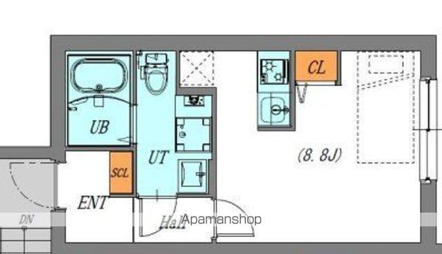 LUORE文京本駒込(ワンルーム/4階)の間取り写真