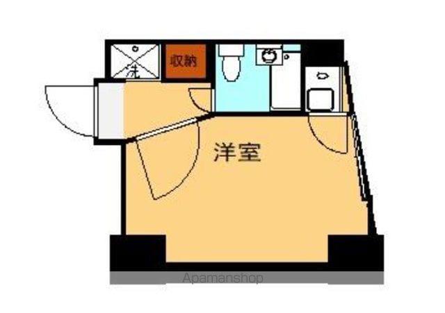 スクエア三軒茶屋(1K/4階)の間取り写真