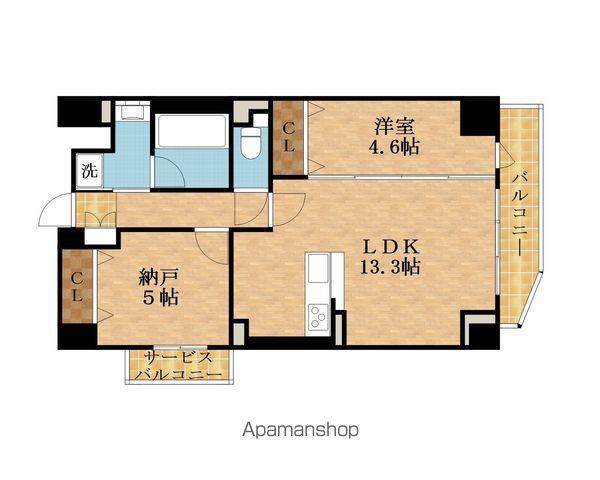 フォレスタ櫻(1SLDK/5階)の間取り写真