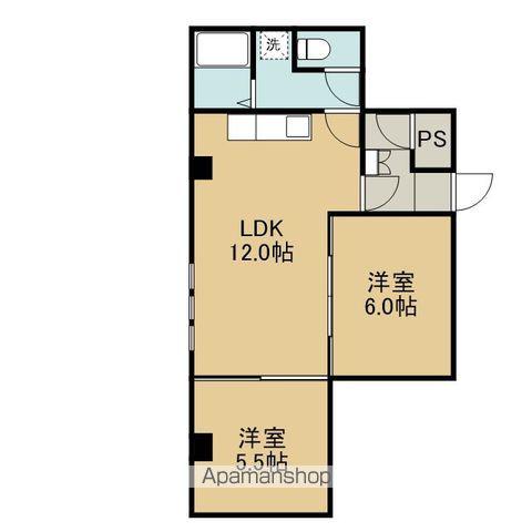 ASK GATE BLD.T(2LDK/2階)の間取り写真