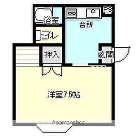 ハウス10(1K/2階)の間取り写真