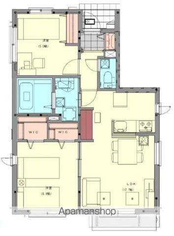 サンリビオンⅡ(2LDK/1階)の間取り写真
