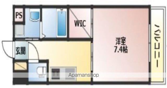 ALETTA合川町弐番館(1K/3階)の間取り写真