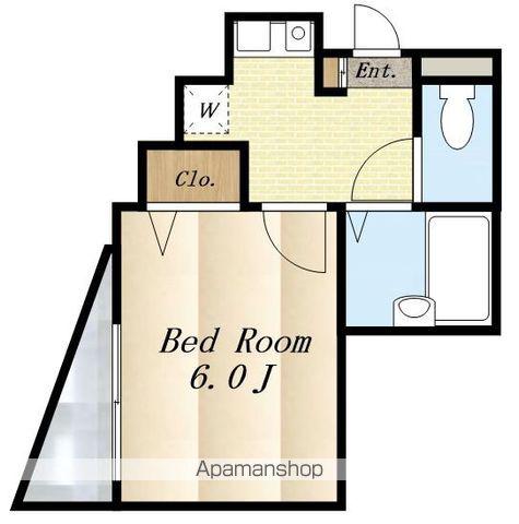 アネックススギモト(1K/1階)の間取り写真