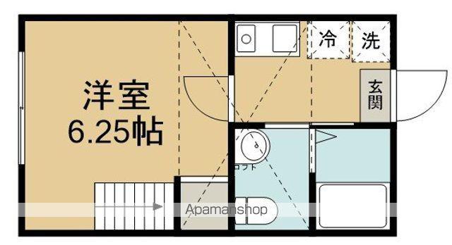 ミラージュ(1K/2階)の間取り写真