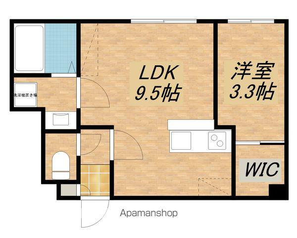 イオ・リアン坂本Ⅱ(1LDK/1階)の間取り写真