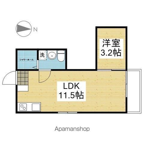 LA CASA タイケンⅦ(1LDK/4階)の間取り写真
