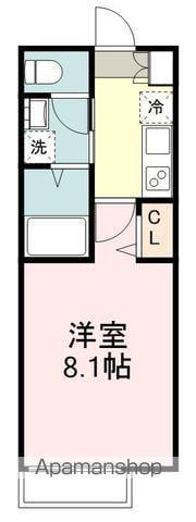 パークフォレスト東照宮(1K/1階)の間取り写真