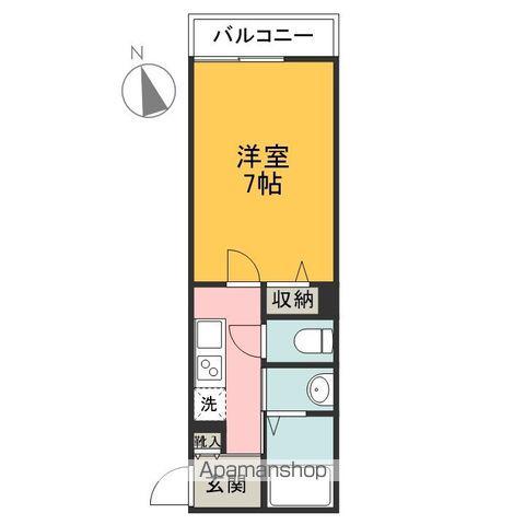 PICCOLA FORESTA(1K/1階)の間取り写真