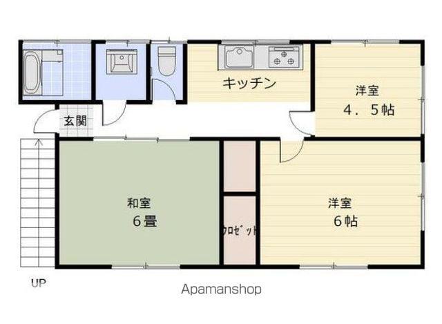レジデンス潮来(3K/2階)の間取り写真