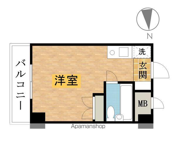 ドルチェ西八王子(ワンルーム/4階)の間取り写真