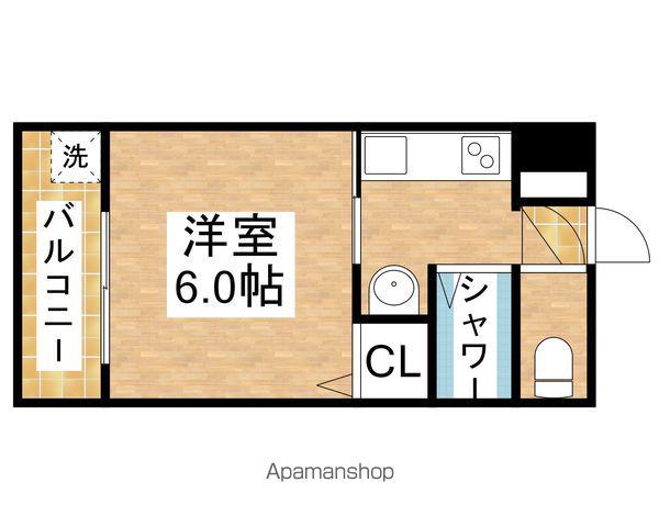 メゾンドラパン(ワンルーム/3階)の間取り写真