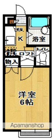 パルーム開成 A棟(1K/2階)の間取り写真