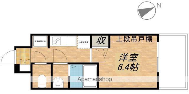 プレサンス大津京町ヴェリス(1K/15階)の間取り写真