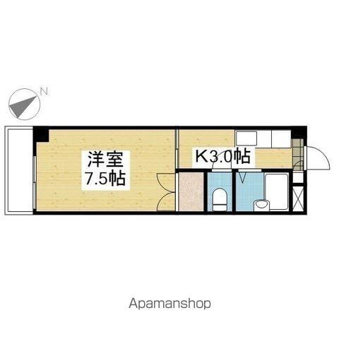 R4 マンション(1K/2階)の間取り写真