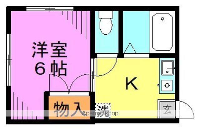 グレースマスダ(1K/2階)の間取り写真