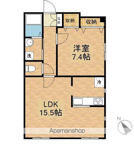 VILLE吉祥寺(1LDK/1階)の間取り写真