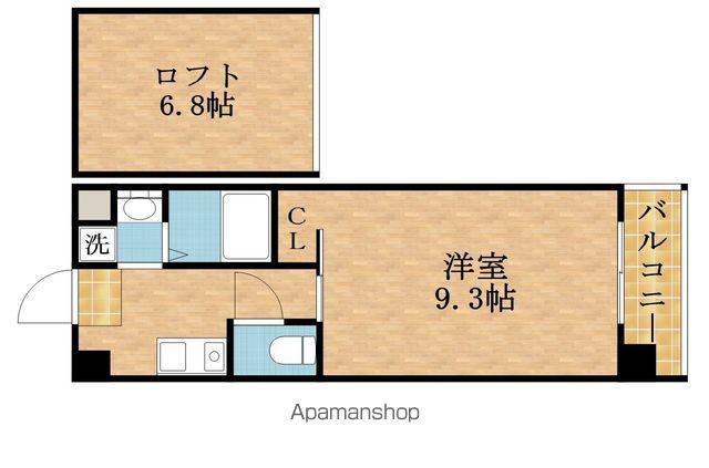 スリーブランチ(1K/3階)の間取り写真