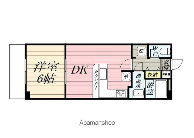 キョウシンプラザ保土ヶ谷(1DK/1階)の間取り写真