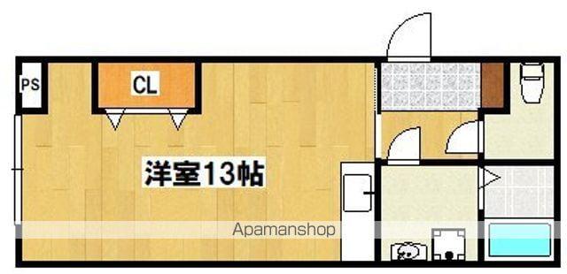 ハイムアーキテクト(ワンルーム/2階)の間取り写真