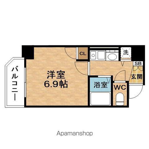 LANDMARKCITYDOSHIN(1K/9階)の間取り写真