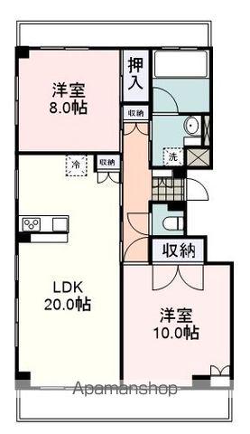 アネシス99(2LDK/4階)の間取り写真