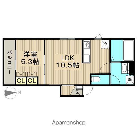 プラネッツ(1LDK/3階)の間取り写真