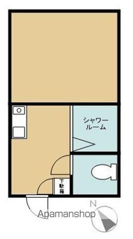 サンエイビル(1K/3階)の間取り写真