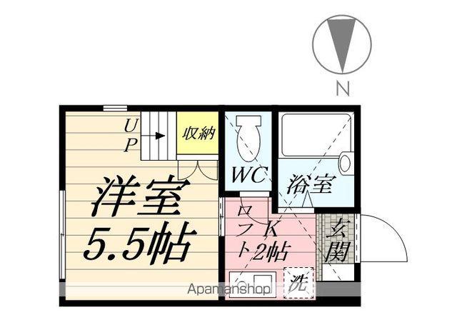 COMFORT桜ヶ丘(1K/1階)の間取り写真