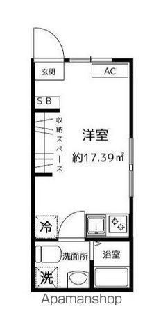 ステートPLUS(1K/1階)の間取り写真