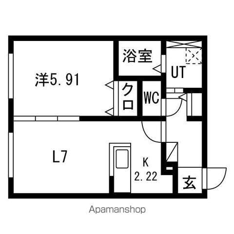 KS KOWA N20(1LDK/3階)の間取り写真