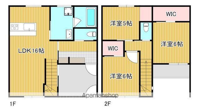 ボシュアンス高林(3LDK)の間取り写真
