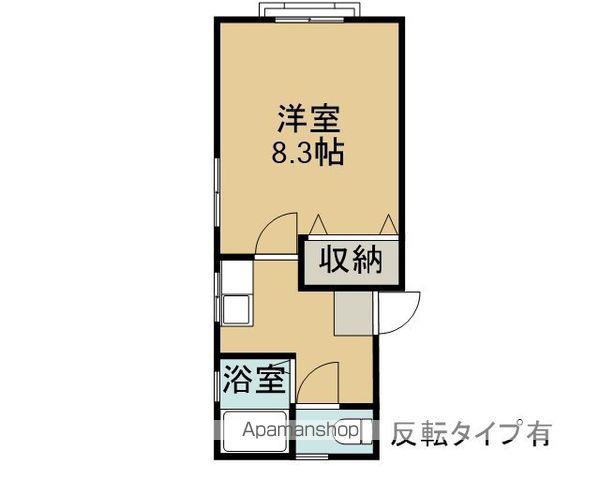 シャルマンハイツ(1K/2階)の間取り写真