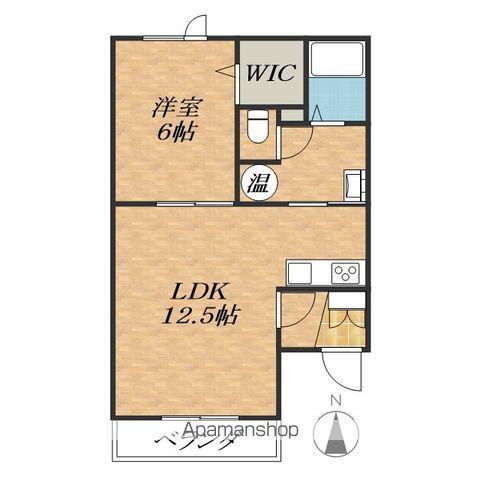 ALAISE161(1LDK/3階)の間取り写真