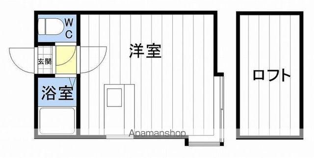 シンフォニー(ワンルーム/3階)の間取り写真