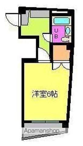 杉ビル(1K/5階)の間取り写真