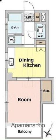 ANATOLIA赤羽南(1DK/3階)の間取り写真