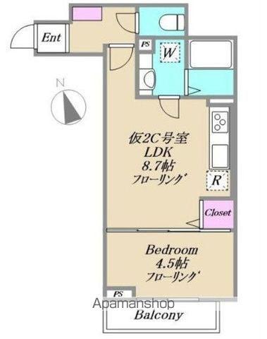 XEVO西荻窪(1LDK/2階)の間取り写真