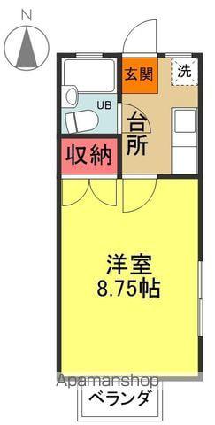 ハイツ有朋M&S(1K/1階)の間取り写真