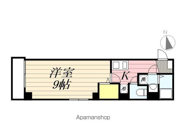 BELLEAUBE大久保(1K/3階)の間取り写真